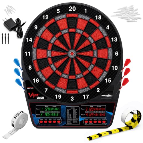 Electronic Soft Tip Dart Board - 15.5 Inch Regulation Size with 43 Games
