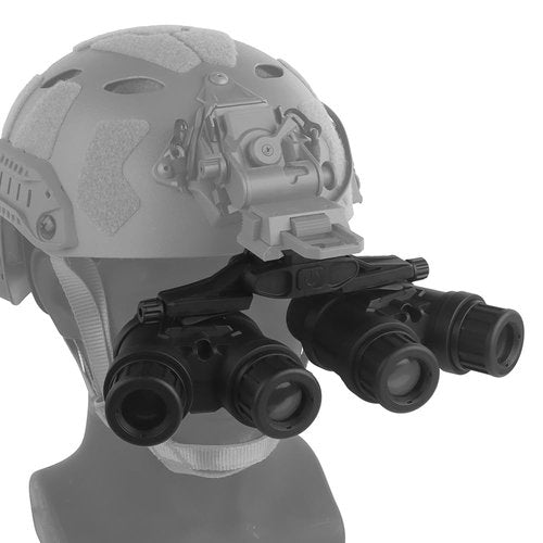 Jungle Leopard GPNVG-18 NVG Dummy Model, Side Flipping Night Vision Goggle for Larping Cosplay Airsoft Movie Tactical Props(Black)