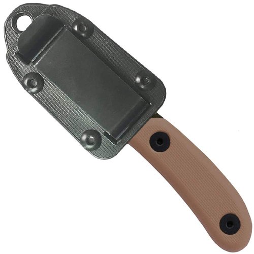 ESEE Knives Candiru Black w/Handle, Molded Polymer Sheath, and Clip Plate