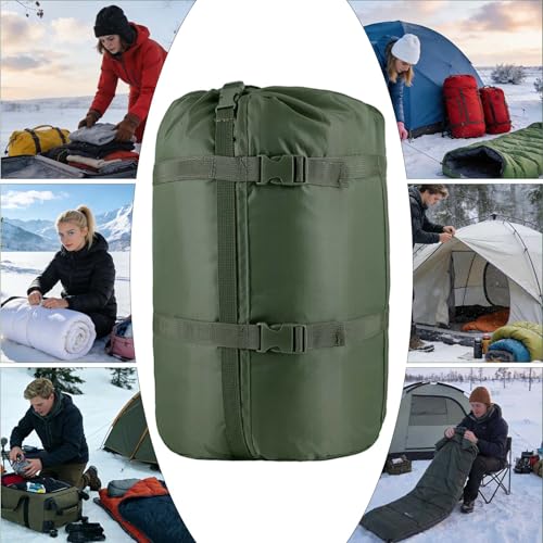 35L Waterproof Compression Sack for Sleeping Bag Camping Hiking Storage