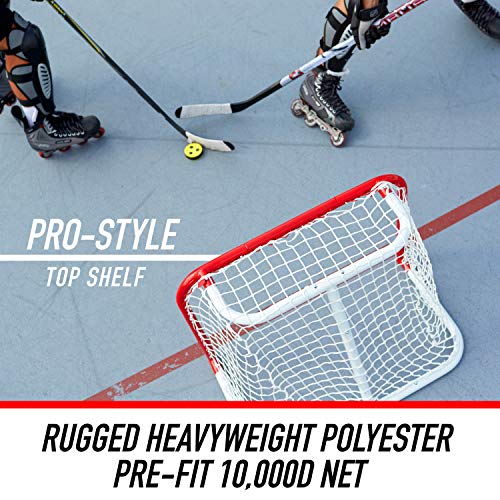 Mini Steel Hockey Goal 28 x 20 Inches - Indoor & Outdoor Practice