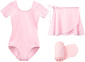 Stelle Ballet Leotard for Girls - Stylish Dance Dress Outfit with Skirt & Tights | Toddler to Big Kid Sizes