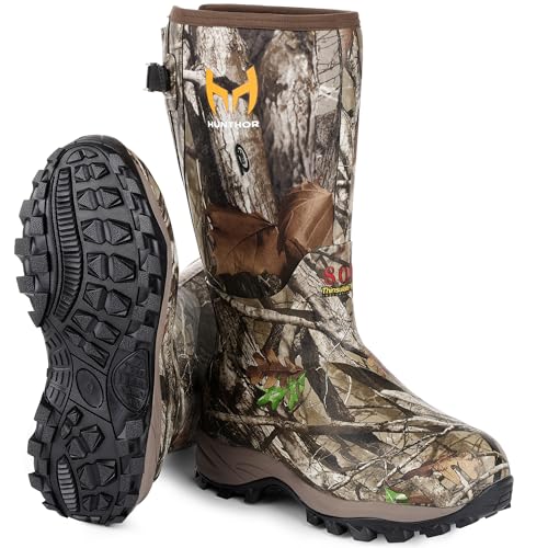 Hunthor 800g Insulated Waterproof Hunting Boots for Men - Next Camo G2 Variation