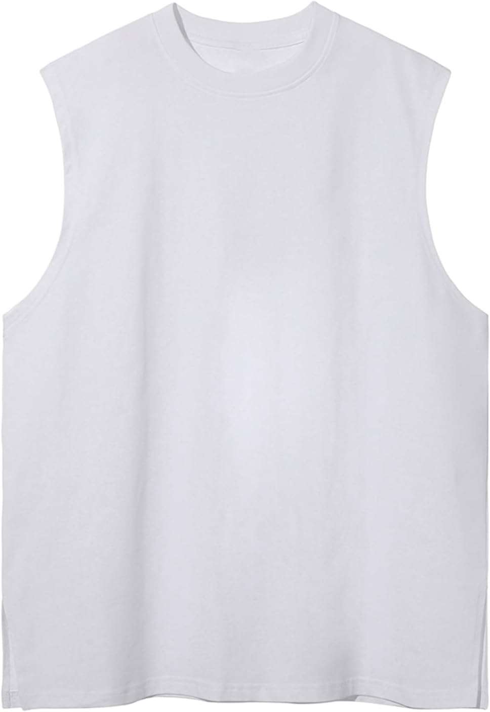 Skiennix Men's Workout Tank Tops - Sleeveless Gym Tee with Acid Wash | Loose Fit for Running & Beach