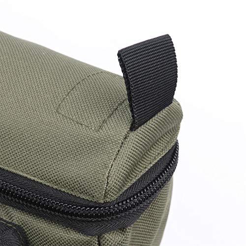 Fly Fishing Rod Case with Reel Pouch - 9ft 4-Section Green, Complete Protection