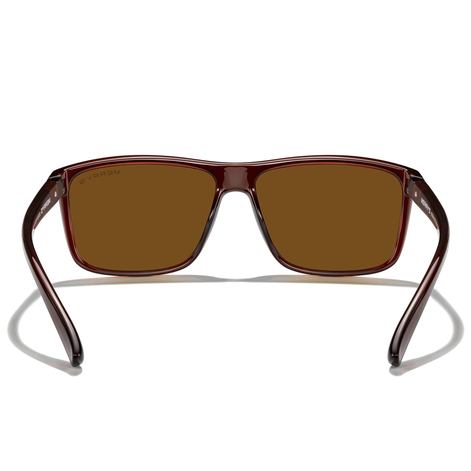 MERRY'S Rectangular Polarized Sports Sunglasses for Men Women Cycling Driving Fishing UV400 Protection S8225