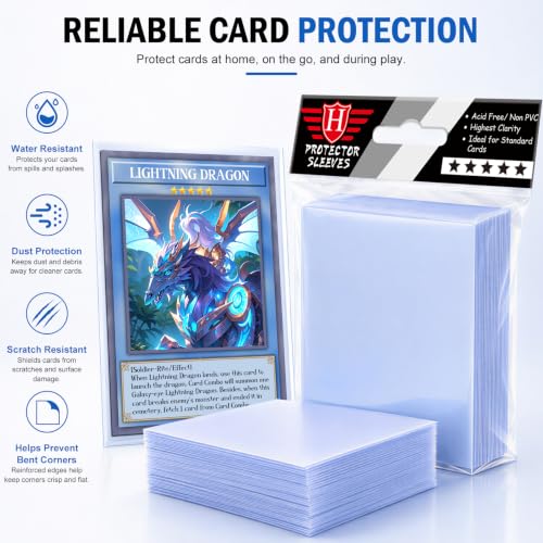 3000 Counts Clear Plastic Penny Card Sleeves for Trading Cards - Fits Standard MTG Baseball and Sports Cards - Variation of THIS listing