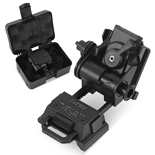 Night Vision Goggles Metal Helmet Mount - PVS14/15/18, Black