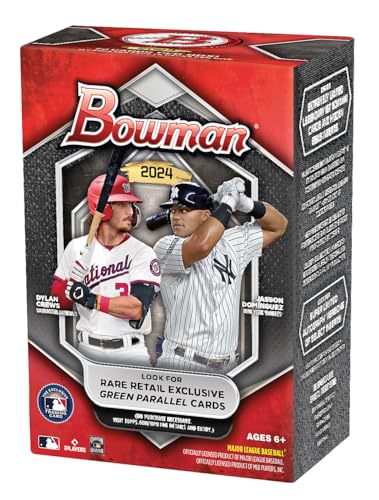 2024 Bowman Baseball Trading Card Value Box - MLB Collectible Gift