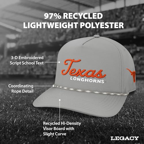 NCAA Licensed Rope Hat - Texas Longhorns Caddy Adjustable Baseball Cap