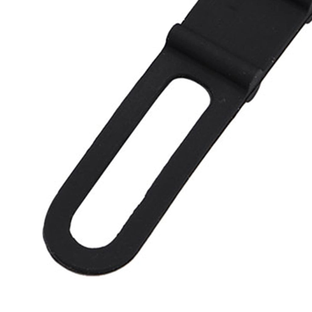 Socobeta 5PCS Universal Cycling Light Clip Mount Holder Cycling Bike Silicone Elastic Rubber Strap Bandage Tie Flashlight Holder