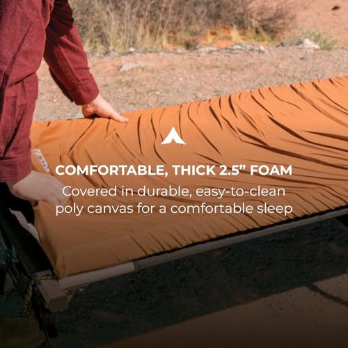 Brown Outfitter XXL Sleeping Pad for Cots - Extra Thick Camping Mattress