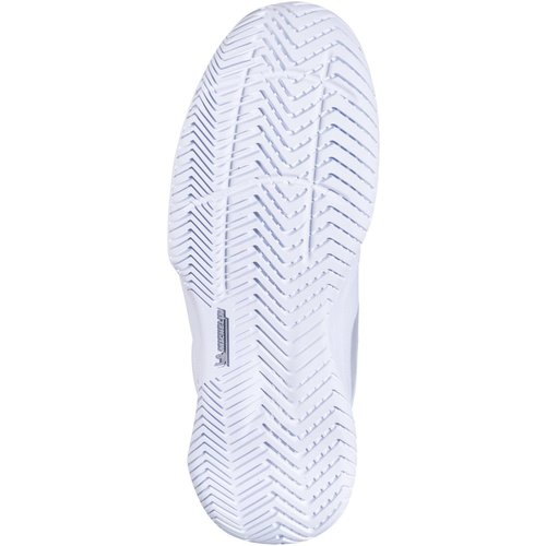 Babolat Women's SFX Evo Pickleball Shoes, White/Silver (US Women's Size 9)