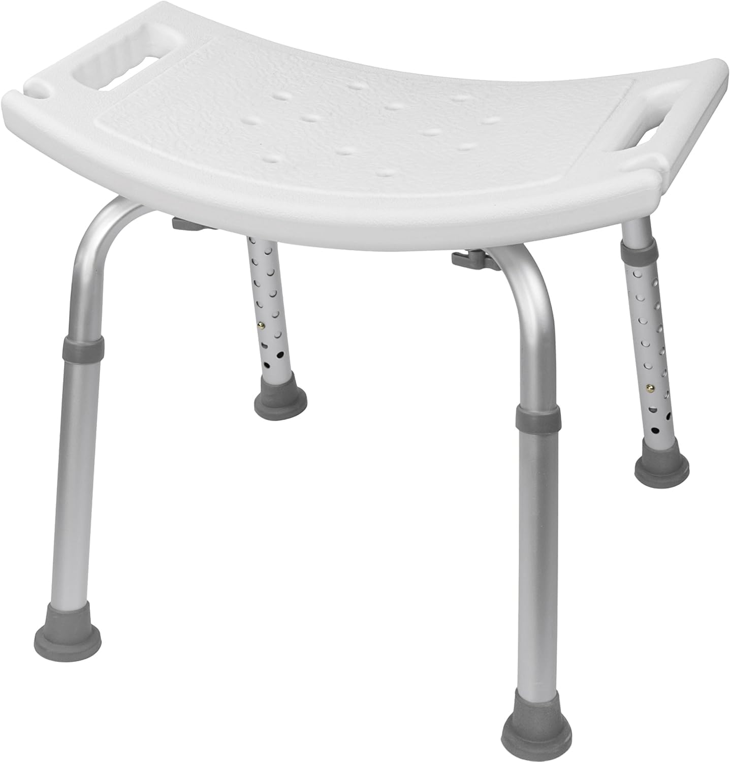 Vaunn Adjustable Shower Chair - Tool-Free Assembly Spa Bathtub Seat with Removable Back | FSA/HSA Eligible