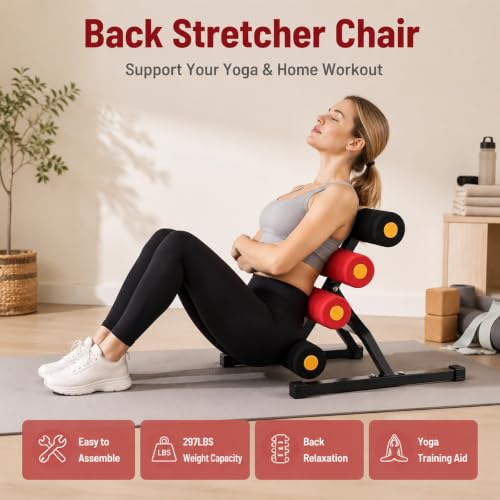 Foldable Inversion Table for Back Pain Relief and Spinal Decompression