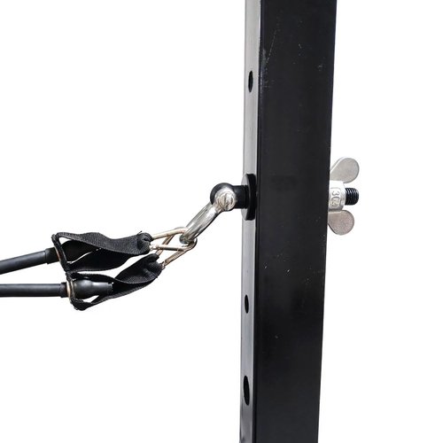 2 Pack Gym Equipment Attachments;Power Rack Attachments for Resistance Bands;O-Ring Attachment for Power Rack;Do All Kinds of Resistance-Band Workouts with Power Rack