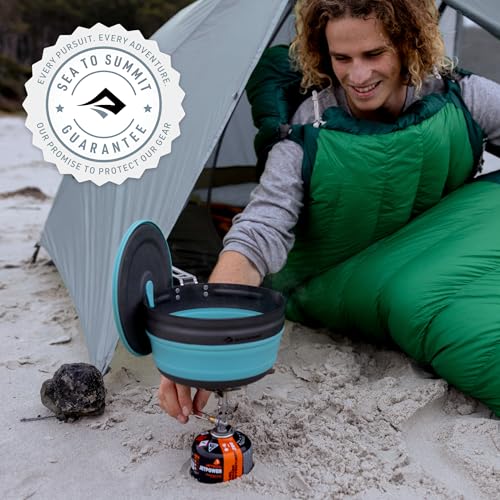 Ultralight Collapsible Camping Pot - 1 Liter Backpacking Cookware