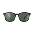 IZIPIZI JOURNEY Black | rectangular sport sunglasses for men and women, 100 UV protection anti-scratch grey polarized lenses