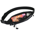 2 Pack Running Belt Slim Pack for Women Men, Phone Holder Runners Pouch Waist Belt for Workout Jogging, Money Belt Running Gift Gear Accessories, Black, One Size, Fashion (Black)