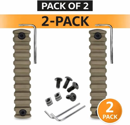 Gotical M-LOK Picatinny Rail Section - 13 Slots for Enhanced Versatility | Flat Dark Earth Finish