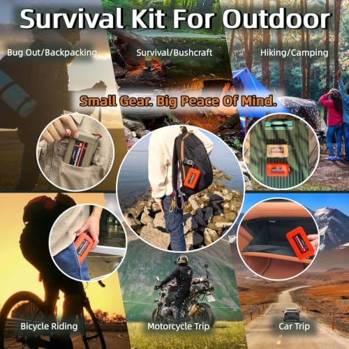 Mini Survival Fishing Kit with Waterproof Tackle Box - Desert Sand