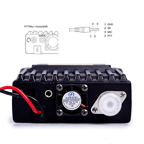 Dual Band 25W VHF/UHF Mobile Ham Radio Transceiver with LCD Display