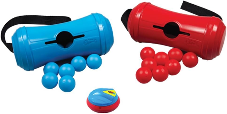 Wham-O STAY ‘N PLAY Wiggle Box Game Set - Fun Variety for Kids | 4.2 x 12 x 9 Inches, Red & Blue