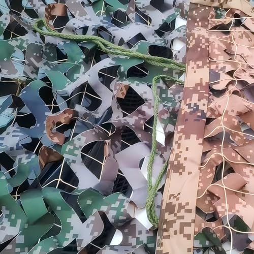 MidFerry Desert Camouflage Netting 20ft x 20ft Bulk Roll for Hunting & Decor