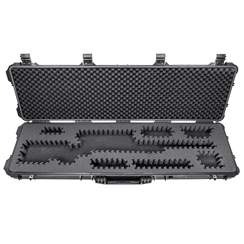 Reconfigurable Foam Insert for Rifle Cases - Charcoal 50.5 x 13.5 inches