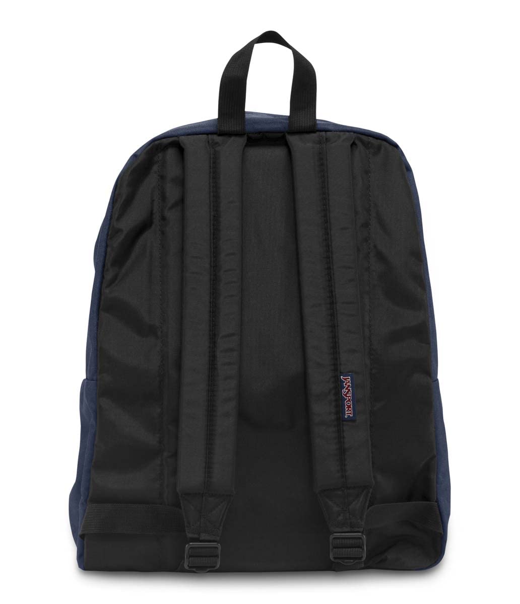 JanSport SuperBreak One Backpack Navy - Durable, Lightweight Bag with 1 Main Compartment, Front Utility Pocket with Built-in Organizer - Premium Backpack