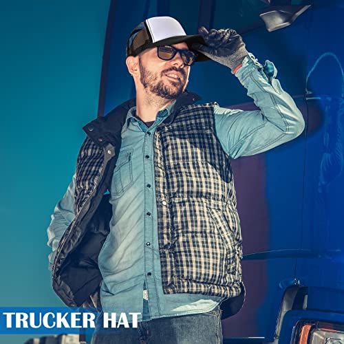 Bulk 48 Pack Sublimation & Embroidery Trucker Hats for DIY Printing