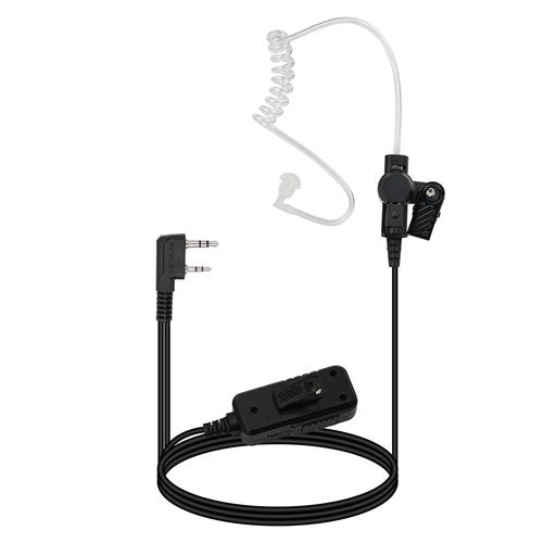 Retevis AI Active Noise Cancelling Two Way Radio Headset, Rechargeable, for RT22 RT21 H-777H RT68, Compatible with Pxton Baofeng BF-888S Kenwood Walkie Talkie, Walkie Talkie Earpiece with Mic(1 Pack)