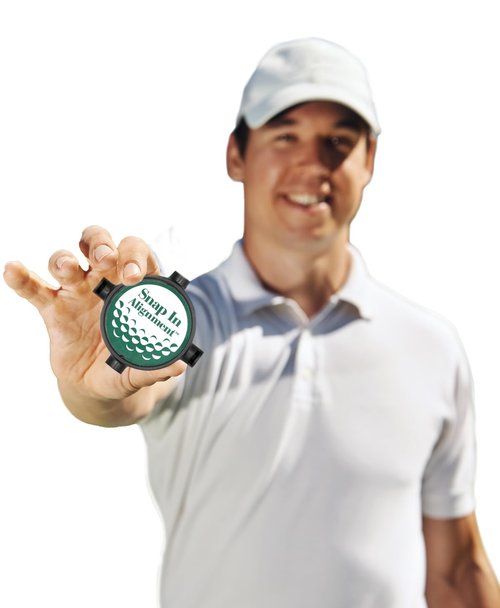 Snap In Alignment - Alignment Stick Connector (Without Golf Sticks) - Golf Pratice Mat, Teaching T-Square