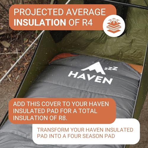 Haven Insulated Hammock Pad Cover XL/Safari Size 80L x 30W - Camping Accessories