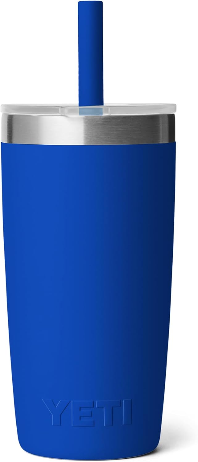 YETI Rambler Jr. 10 Oz Tumbler - Durable Insulated Design with Silicone Straw Lid