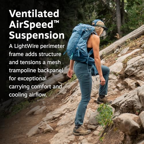 Osprey Sirrus 24L Women's Hiking Backpack - Sevres Blue, Includes Raincover
