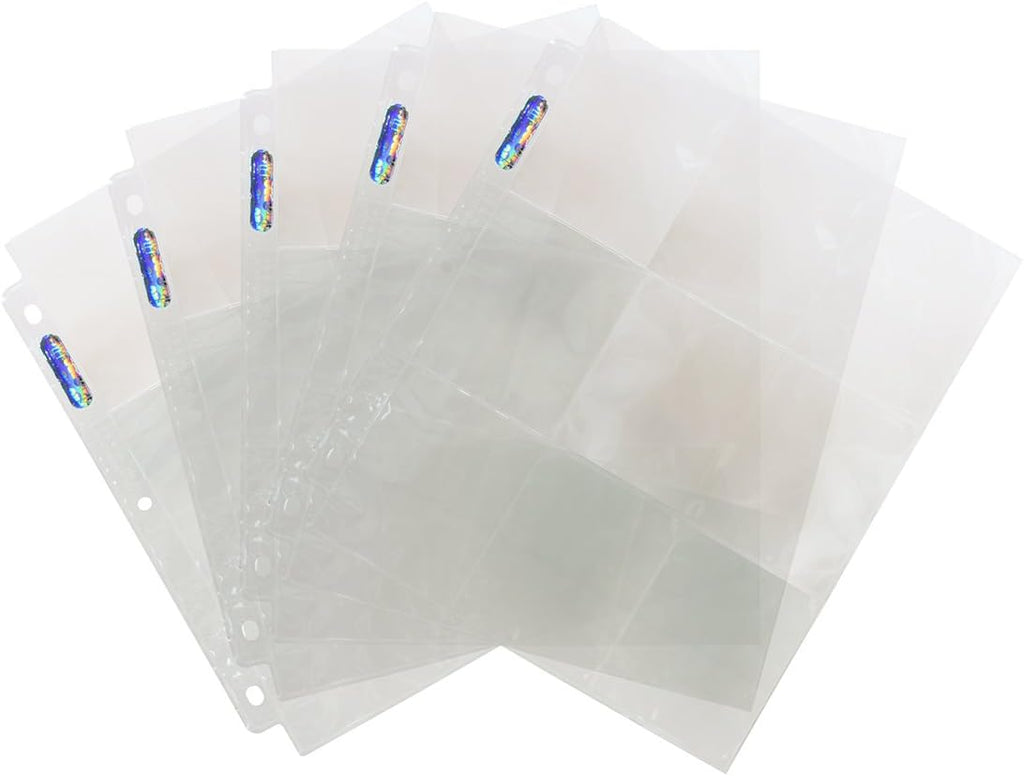 Ultra Pro Silver Series 9-Pocket Pages - 25 Count Pack for Protecting Sports & Game Cards | Perfect with Pro-Binder