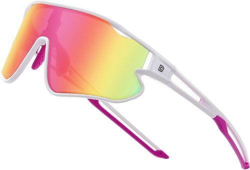 DUCO Kids Sunglasses - Lightweight UV400 Sports Shades for Boys & Girls | TR90 Frame DK268
