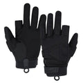 Seibertron S.O.L.A.G-HI 2.0 Half Index Finger Tactical Gloves - Versatile Gloves for Outdoor Activities, Including Cycling, Motorcycle Riding, and Climbing Black L