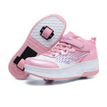 Rolling Skate Shoes for Boys Girls Roller Sneaker with Wheels Fashion Footwear Skate Wheeled Shoe for Kids Christmas Birthday Children Show Gift