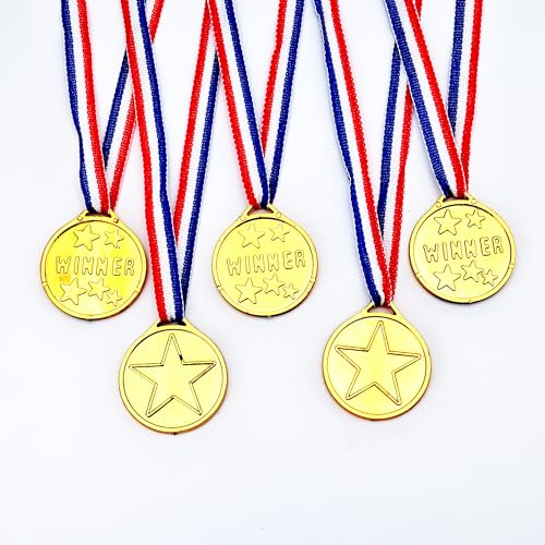 50pcs Gold Medals for Kids Awards Sports Competition Talent Show