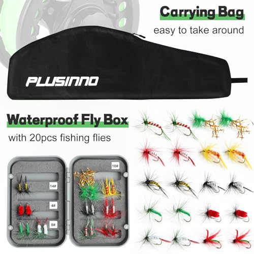 Fly Fishing Rod and Reel Combo Kit - 5 Wt 9' for Beginners with Accessories