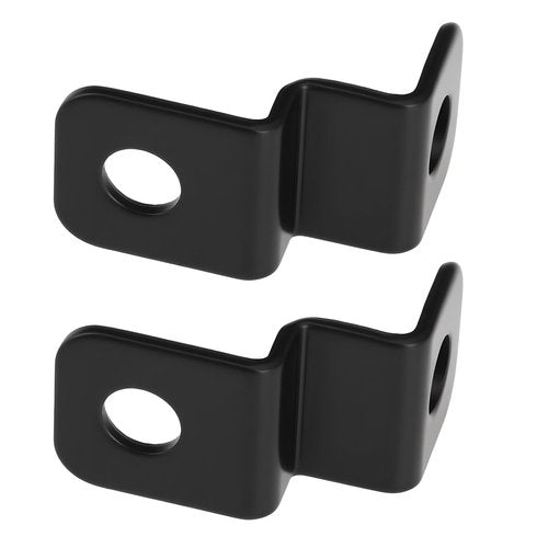 YINETTECH 2pcs M8 Mini Motorcycle Turn Signal Indicators Lights Bracket for Motorcycle Black