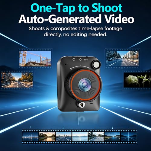 Dsoon 4K WiFi Time Lapse Camera with Solar Option, Waterproof Construction Monitoring
