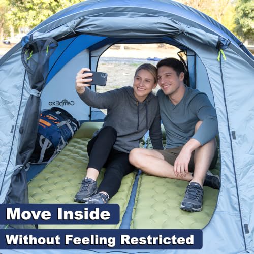 2-4 Person Waterproof Pop-Up Camping Tent - Instant Setup, Breathable & Durable for Outdoor Hiking & Family Camping