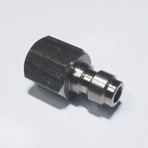 Aopkeo Stainless Steel 8mm Male Charging Adapter Female Thread 1/8BSPP Quick Disconnect Pulg Coupler Connector for Paintball Airsoft PCP Diving