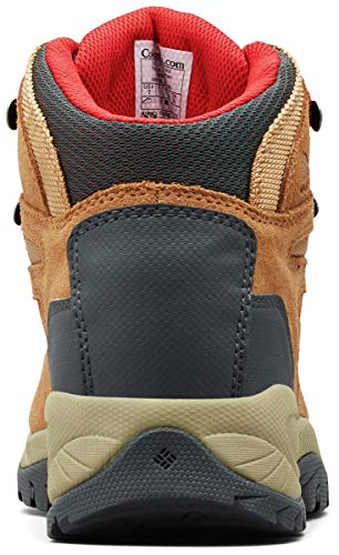 Women's Waterproof Hiking Boots - Columbia Newton Ridge Plus Elk/Mountain Red 11