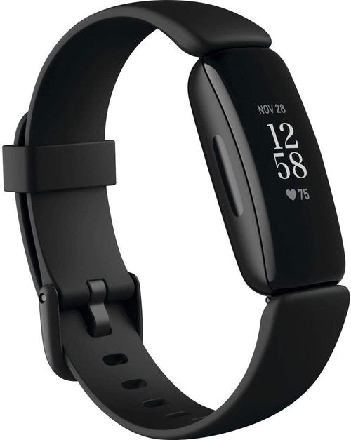 Fitbit Inspire 2 Health & Fitness Tracker - 24/7 Heart Rate Monitor, Black | Free 1-Year Premium Trial, One Size