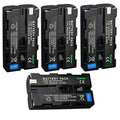 Kastar 4-Pack NP-F580 Battery Replacement for Blackmagic Pocket Cinema Cameras 6K Pro & G2
