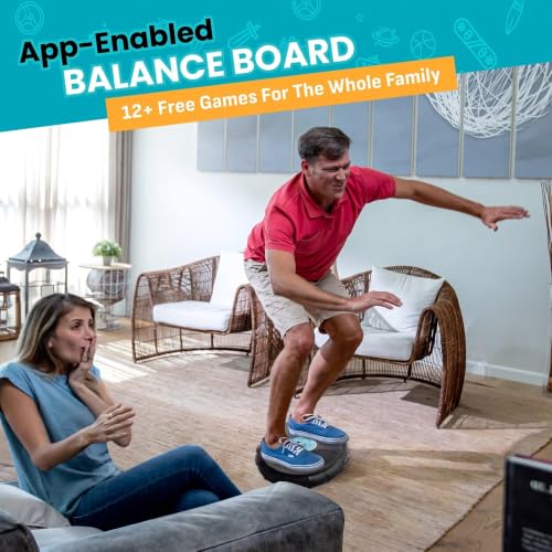GoCube GoBalance Play App-Enabled Balance Board for Kids & Adults